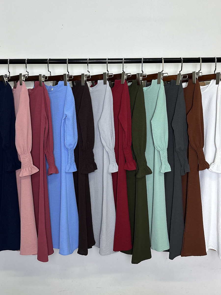Abaya Modest Wear - Muslimisches Mädchen-Abaya-Kleid aus Dubai mit Rüschen,