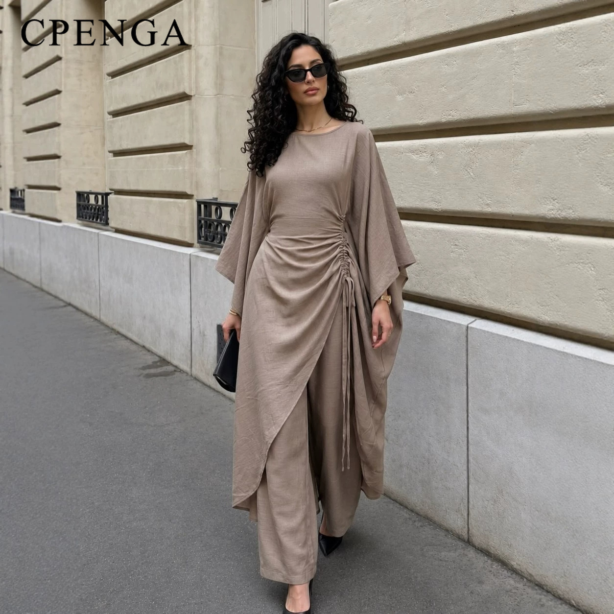 Abaya Modest Wear - Dezentes zweiteiliges Abaya-Set für muslimische Frauen: