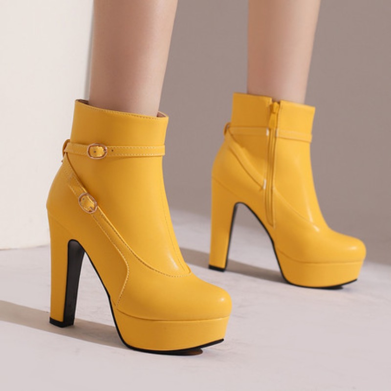 Mode Plattform Stiefel Frauen  – The Ethnic Fashion Bewertung und Preis