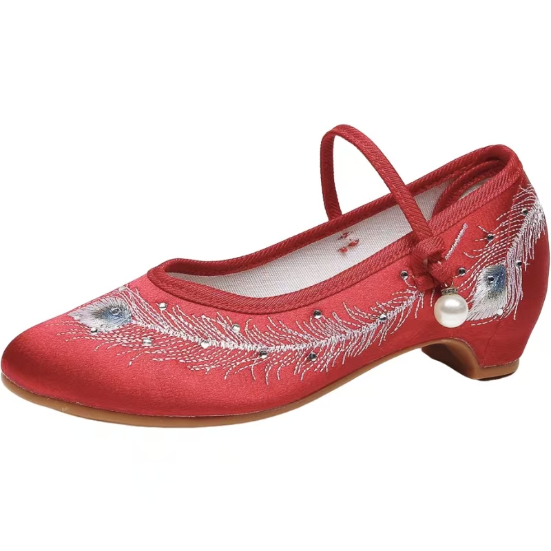 Neue Damen-Cheongsam-Schuhe mi – Ethnic Fabric Bewertung und Preis