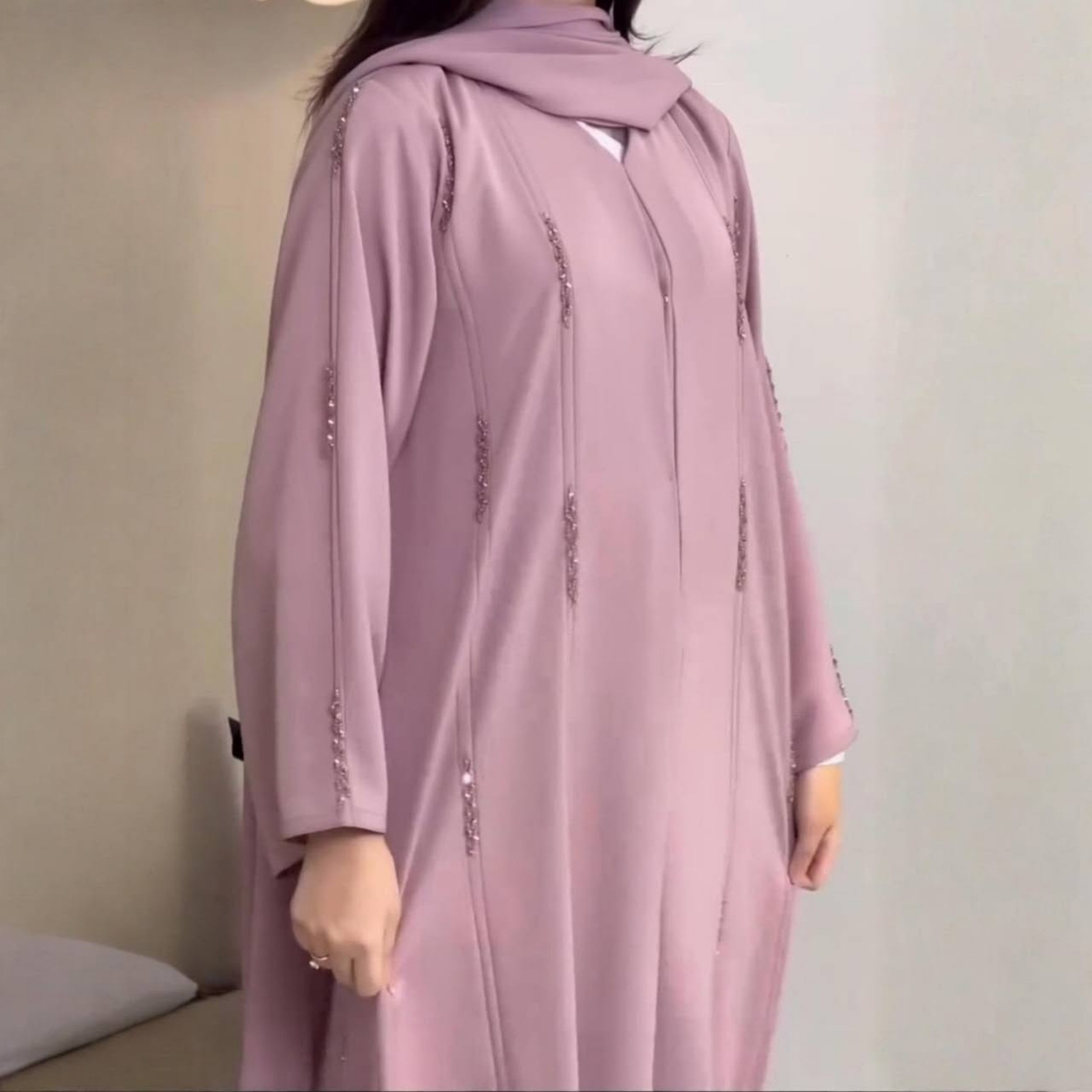 Eid Damen Abaya Perlenbesetzte – Abaya Modest Wear Bewertung und Preis