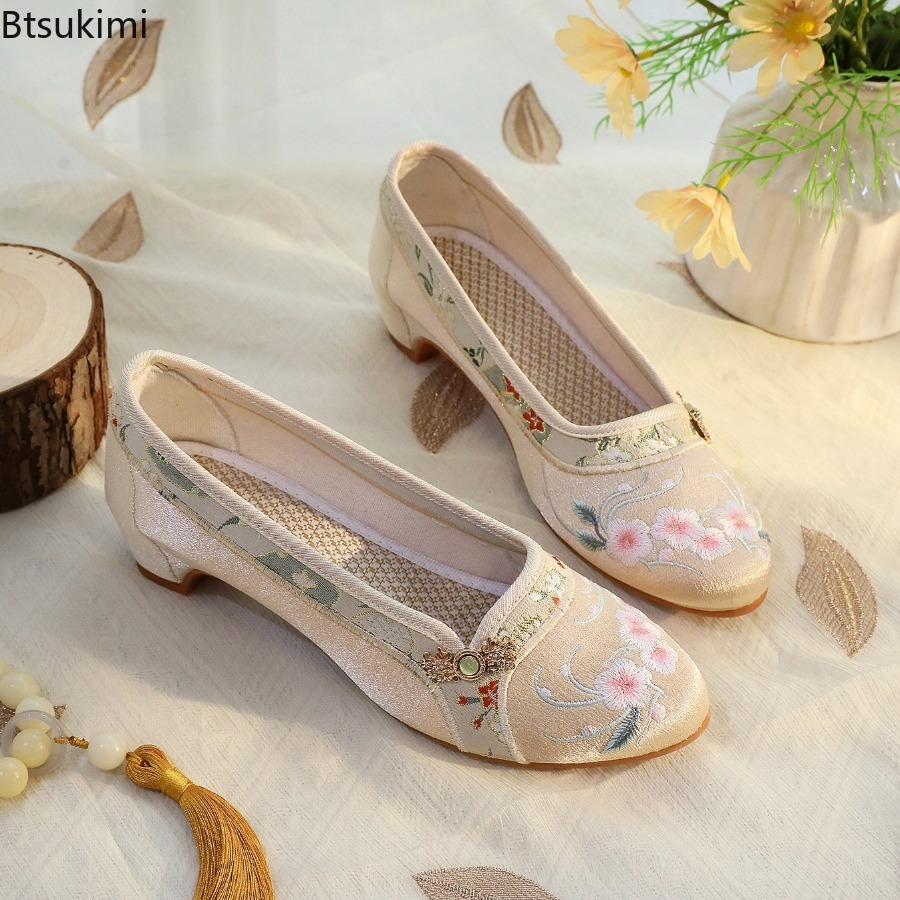 2026 Neue Damenschuhe im Ethno – Ethnic Fabric Bewertung und Preis