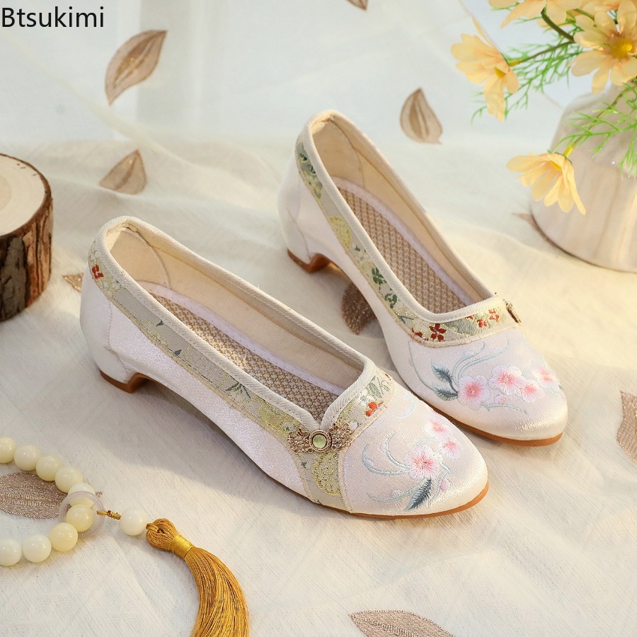2026 Neue Damenschuhe im Ethno – Ethnic Fabric Bewertung und Preis