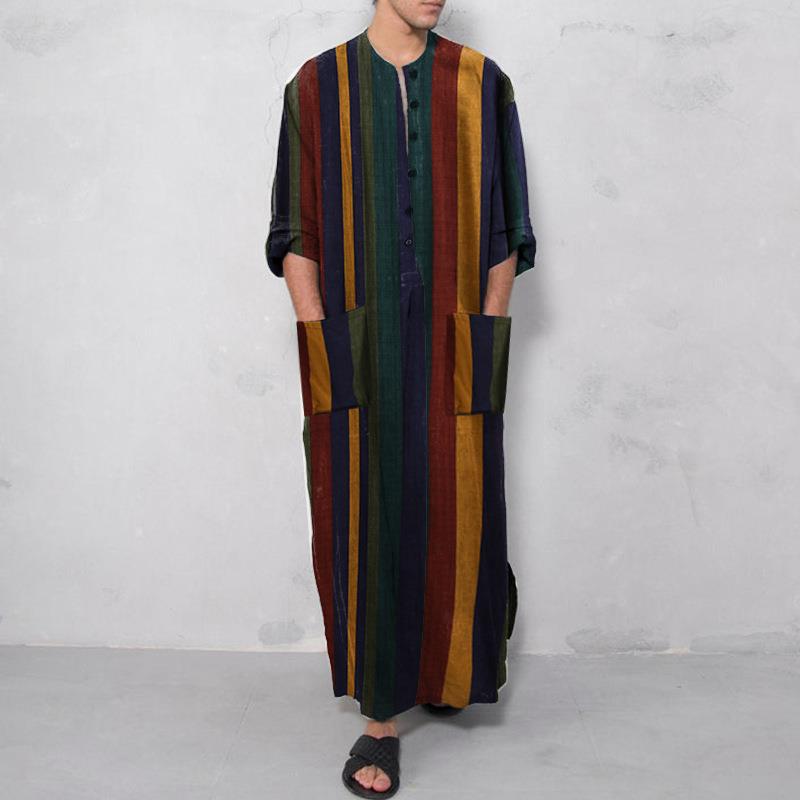 Bedrucktes Langes Herrenhemd i – Ethnic Wear Men'S Fashion Bewertung und Preis