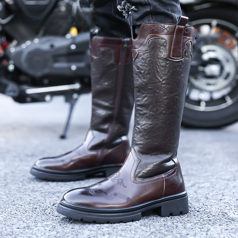 Männer Mid-kalb Stiefel Hohe Q – The Ethnic Fashion Bewertung und Preis
