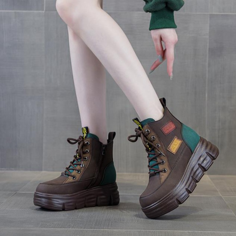 Damen-Plateaustiefel Wintermod – The Ethnic Fashion Bewertung und Preis