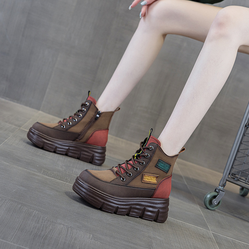 Damen-Plateaustiefel Wintermod – The Ethnic Fashion Bewertung und Preis