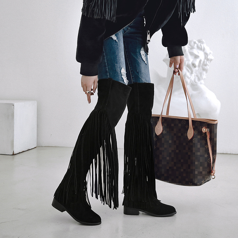 2026 Modische Boho Kniehohe St – The Ethnic Fashion Bewertung und Preis
