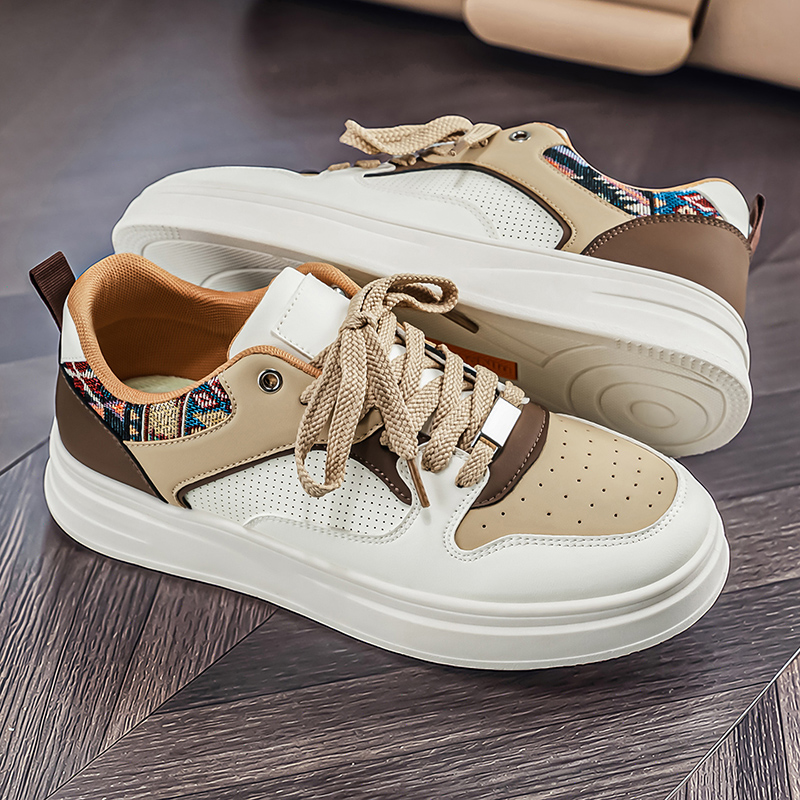 Weiße Plateau-Skateschuhe für  – Ethnic Wear Men'S Fashion Bewertung und Preis